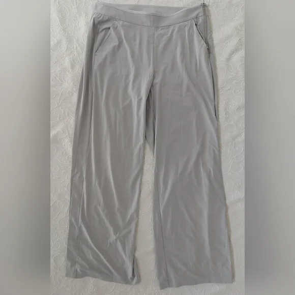 Athleta Gramercy Track Trouser In Light Gray 🩶 Size Large - Picture 4 of 9